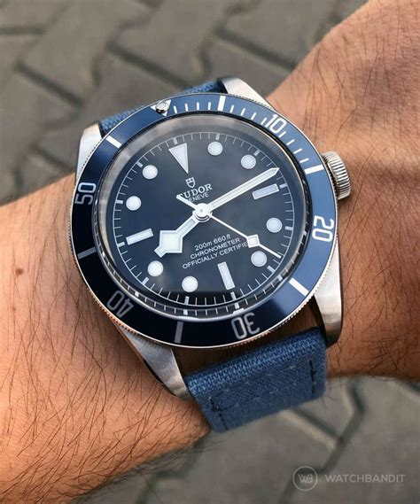 tudor chrono blue|tudor black bay blue edition.